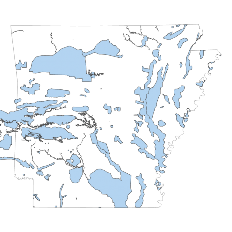 Functional Conservation Areas Across Ecoregions (polygon) Arkansas
