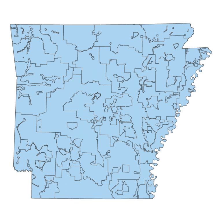 Electric Utility Service Territories (polygon) | Arkansas GIS Office