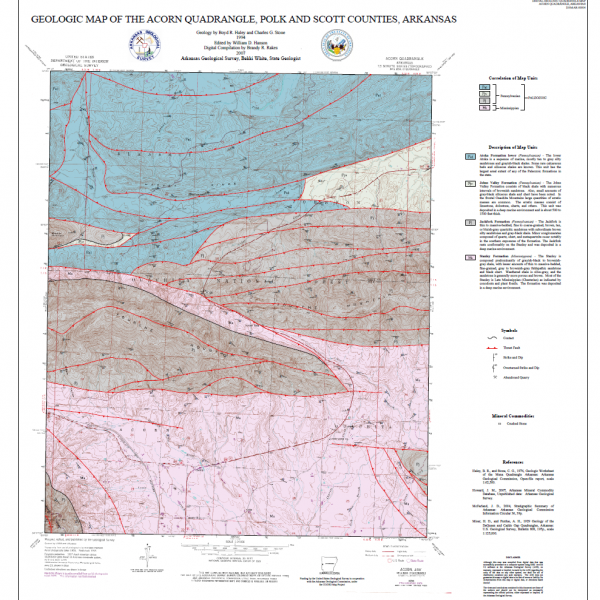 Arkansas Geological Survey Maps