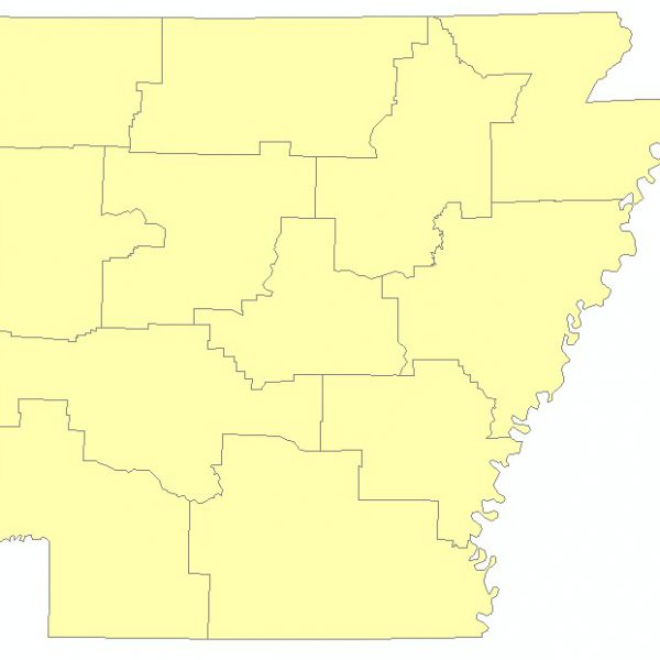 Arkansas State Police Highway Patrol Troop Boundaries (polygon ...