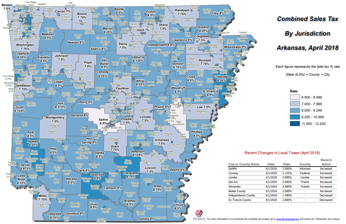 Arkansas State Sales Tax Rate 2024 Kevyn Merilyn