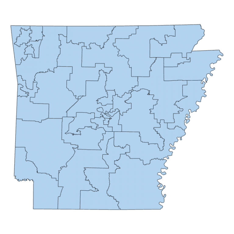 Senate Districts 2011 | Arkansas GIS Office