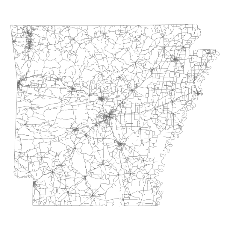 Average Daily Traffic Count (line) | Arkansas GIS Office